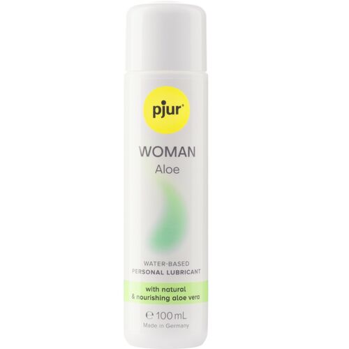 LUBRICANTE BASE AGUA 100 ML - WOMAN ALOE - PJUR