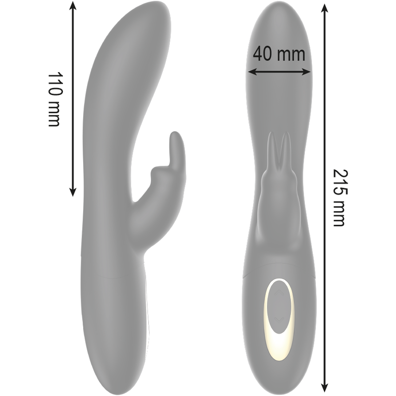 VIBRADOR ROTADOR PERLEADO CON RABBIT