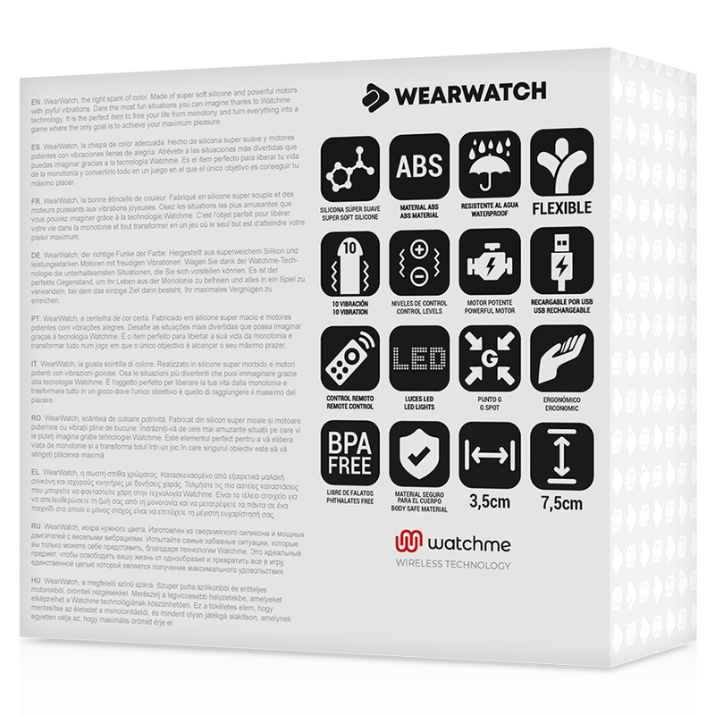 HUEVO CONTROL REMOTO TECNOLOGIA WATCHME