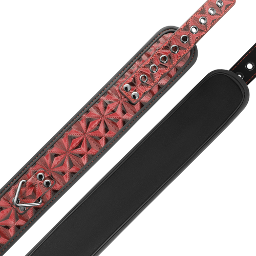 COLLAR CUERO VEGANO CON FORRO DE NEOPRENO - BEGME - RED EDITION