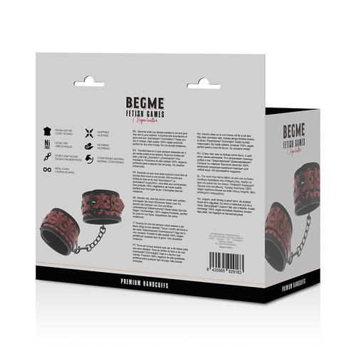 ESPOSAS PARA MANOS CON FORRO DE NEOPRENO - BEGME - RED EDITION