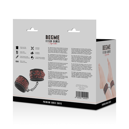 ESPOSAS PARA TOBILLOS CON FORRO DE NEOPRENO - BEGME - RED EDITION