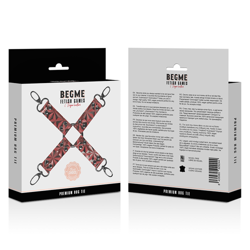 HOG TIE CUERO VEGANO - BEGME - RED EDITION