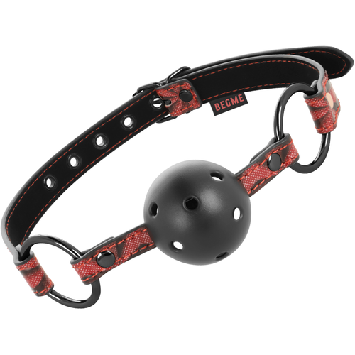 MORDAZA CUERO VEGANO - BEGME - RED EDITION