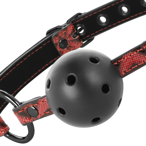 MORDAZA CUERO VEGANO - BEGME - RED EDITION