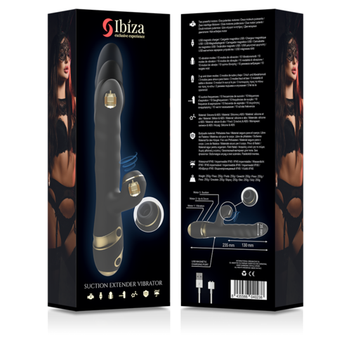 UP & DOWN + VIBRADOR + SUCCIONADOR CLÍTORIS - IBIZA