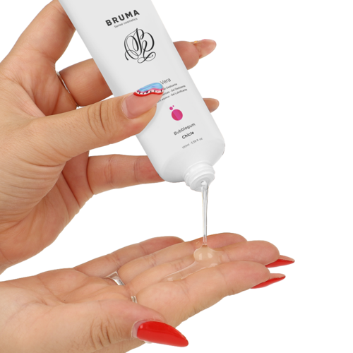 LUBRICANTE GEL DESLIZANTE CON ALOE VERA SABOR A CHICLE 100 ML - BRUMA