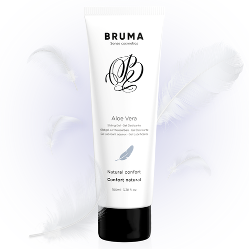 LUBRICANTE - GEL DESLIZANTE CON ALOE VERA CONFORT NATURAL 100 ML - BRUMA