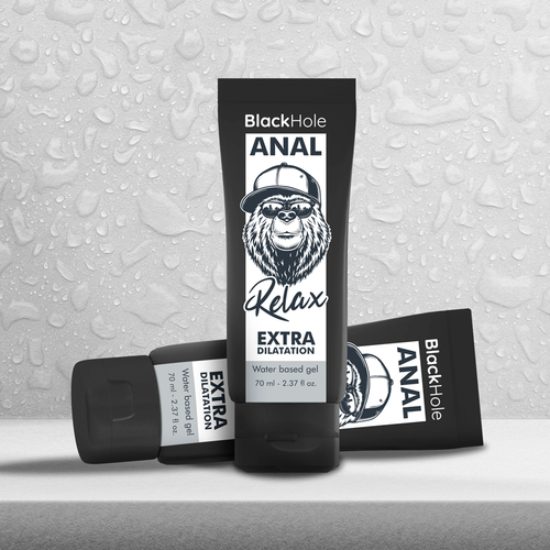 GEL BASE AGUA DILATACIÓN ANAL 70 ML - BLACK HOLE