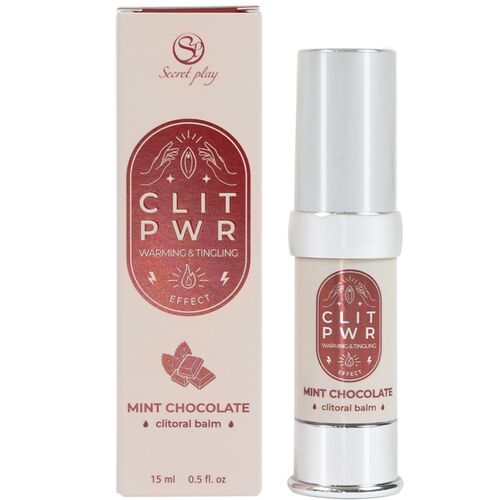 BALSAMO DE CLITORIS CLIT PWR MENTA CHOCOLATE - SECRET PLAY