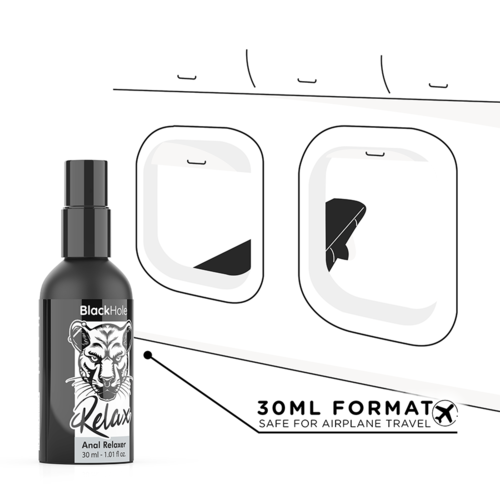 RELAJANTE ANAL 30 ML - BLACK HOLE - SPRAY EXPLORER