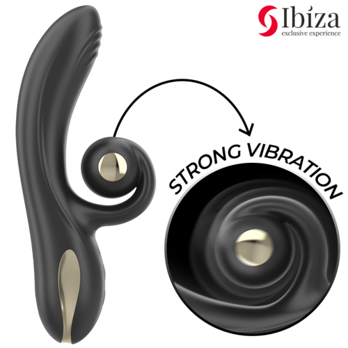 VIBRADOR TWISTER CON ESTIMULADOR CURVE Y VIBRO-ROTACIÓN - IBIZA