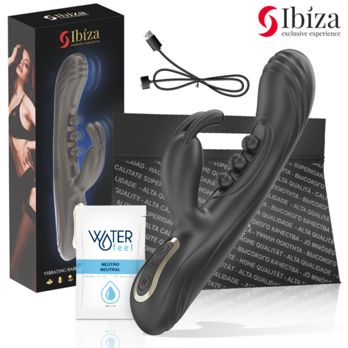 VIBRADOR RABBIT PERLAS CON PULSACIÓN - IBIZA