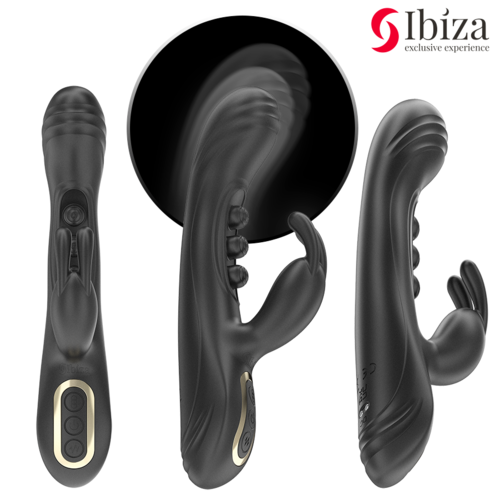 VIBRADOR RABBIT PERLAS CON PULSACIÓN - IBIZA