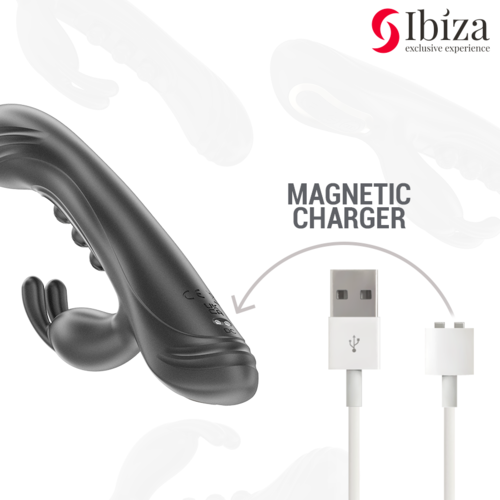 VIBRADOR RABBIT PERLAS CON PULSACIÓN - IBIZA