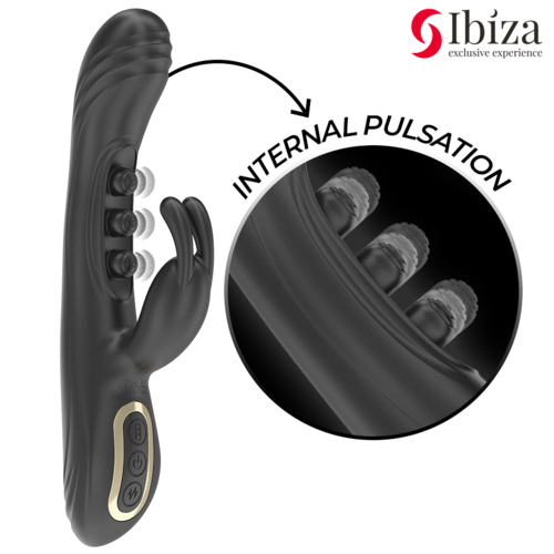 VIBRADOR RABBIT PERLAS CON PULSACIÓN - IBIZA