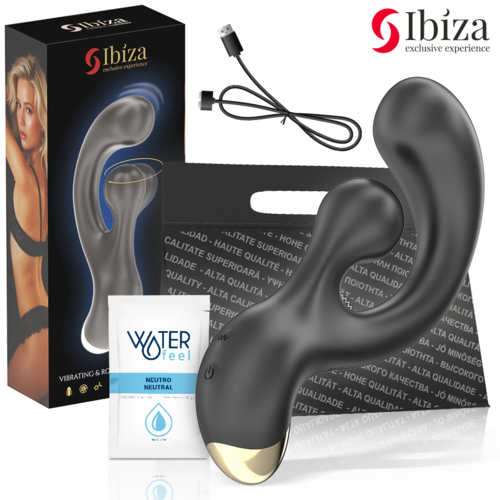 VIBRADOR PUNTO G Y ESTIMULADOR ROTATORIO - IBIZA