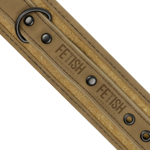 ESPOSAS TOBILLOS CUERO VEGANO CON FORRO DE NEOPRENO - FETISH SUBMISSIVE ORIGEN