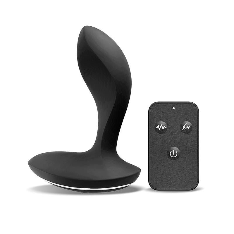 MASAJEADOR PROSTÁTICO CON ELECTRO SHOCK Y VIBRACIÓN CON CONTROL REMOTO