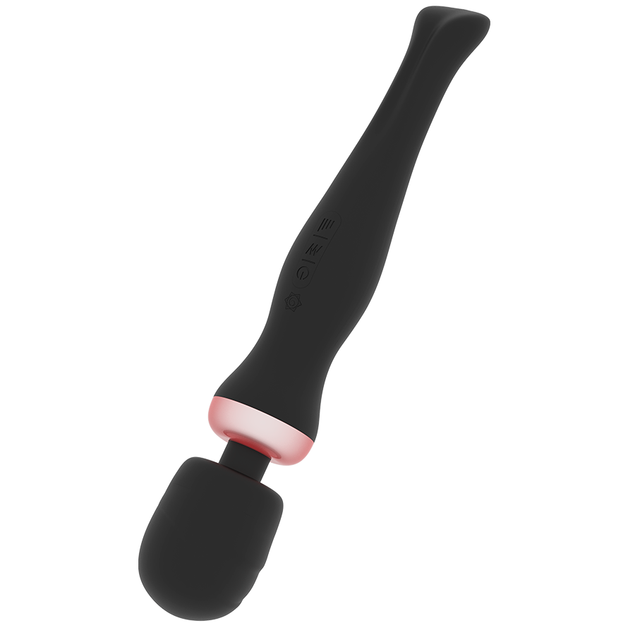 MASAJEADOR RITHUAL AKASHA WAND RECARGABLE POTENTE 2.0 NEGRO