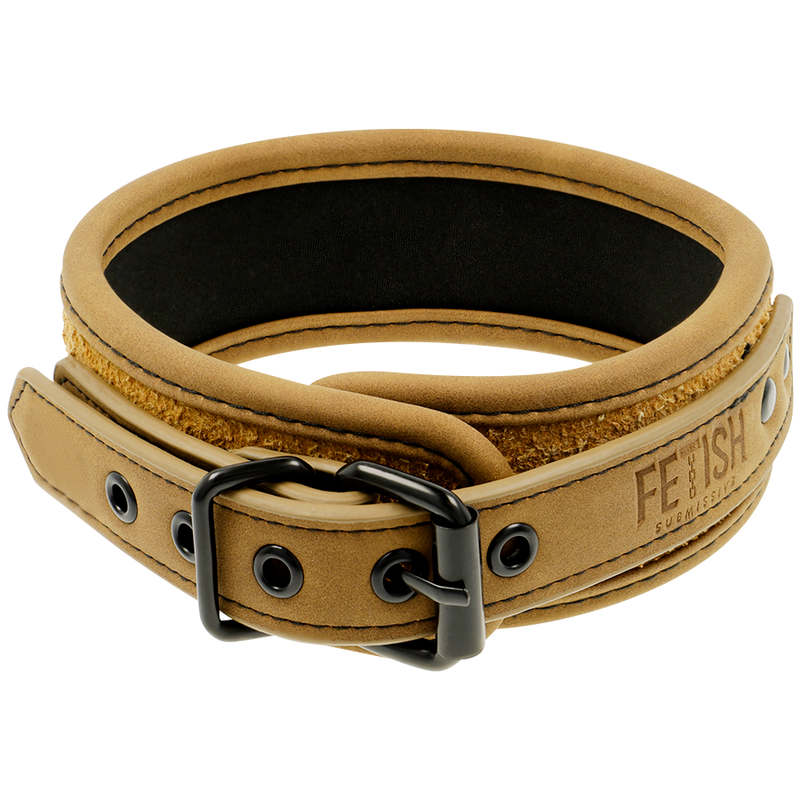 COLLAR CON CADENA CON FORRO DE NEOPRENO FETISH SUBMISSIVE ORIGEN