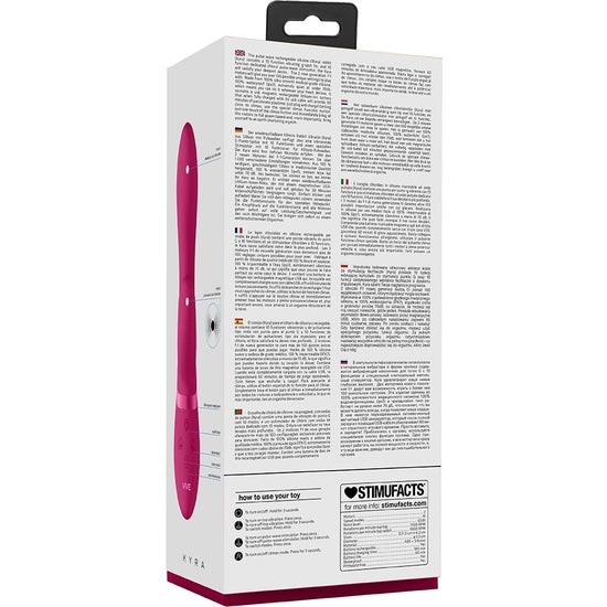VIBRADOR PUNTO G SILICONA VIVE KIRA